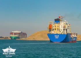 Ad aprile il traffico marittimo nel canale di Suez è diminuito del -51,1%