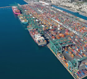 Nel quarto trimestre del 2023 il traffico delle merci nei porti italiani è diminuito del -2,7%