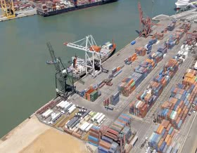New historical record of monthly container traffic in the port of Barcelona 