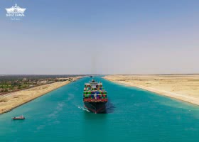Nel primo trimestre del 2025 il traffico navale nel canale di Suez è diminuito del -17,1%