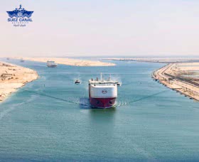 Nel secondo trimestre il traffico navale attraverso il canale di Suez è diminuito del -6,2%