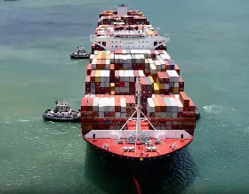 In the July-September quarter, ZIM's revenues decreased by -35.7%