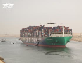 Maritime traffic in the Suez Canal fell by 3.4% last year.