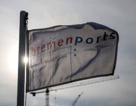 Last year, freight traffic in the port of Bremen increased by 5.4 percent.