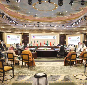 Middle Eastern Gulf Cooperation Council states call for freedom of navigation through the Strait of Hormuz